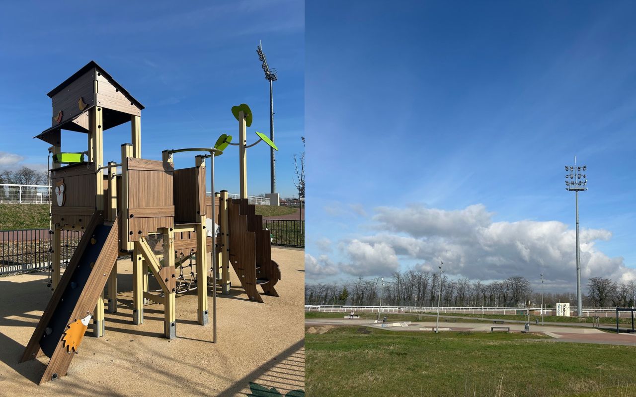aire de jeux enfant, lyon vaulx en velin, centre commercial carré de soie