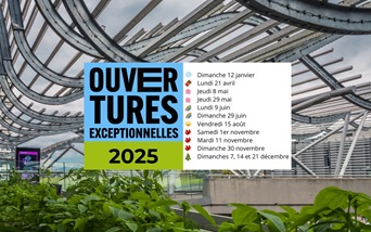 OUVERTURES EXCEPTIONNELLES 2025