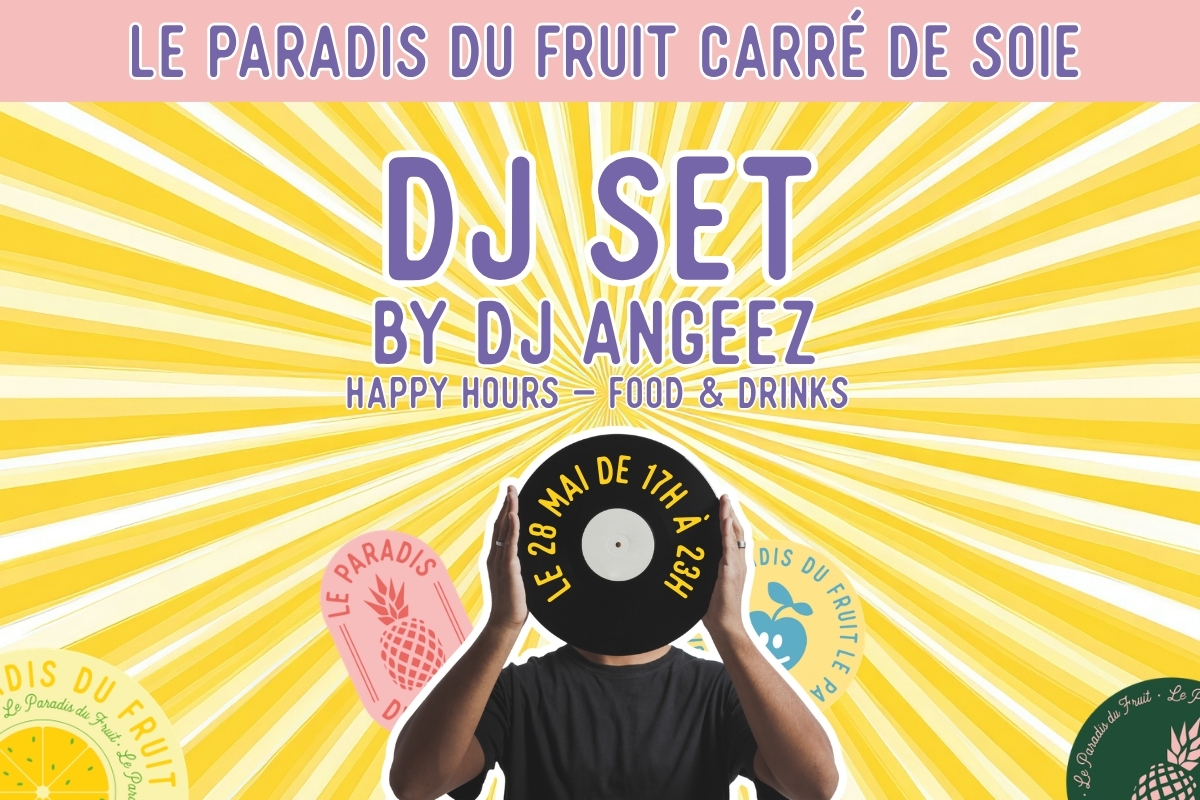 Centre commercial carré de soie, paradis du fruit, soirée, terasse