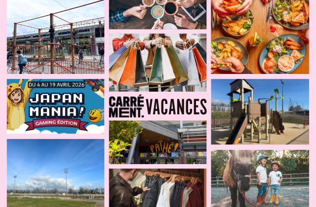 Vacances avril en famille au carré de soie, centre commercial lyon Vaulx-En-Velin